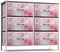 Sorbus 6 Drawers Dresser- Storage Unit with Steel Frame, Wood Top, Fabric Bins - for Bedroom, Closet, Office and more